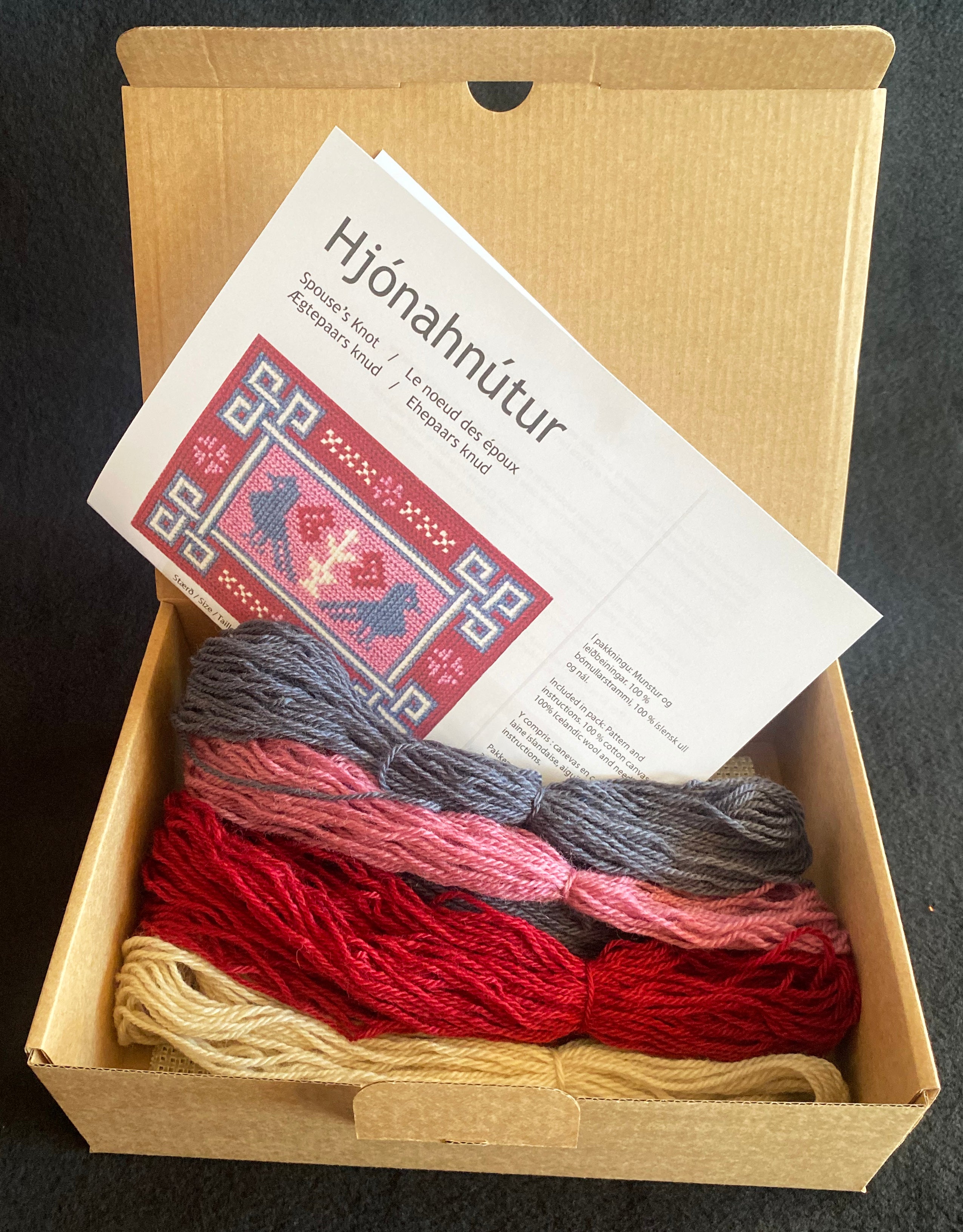 Hjónahnútur bleikur