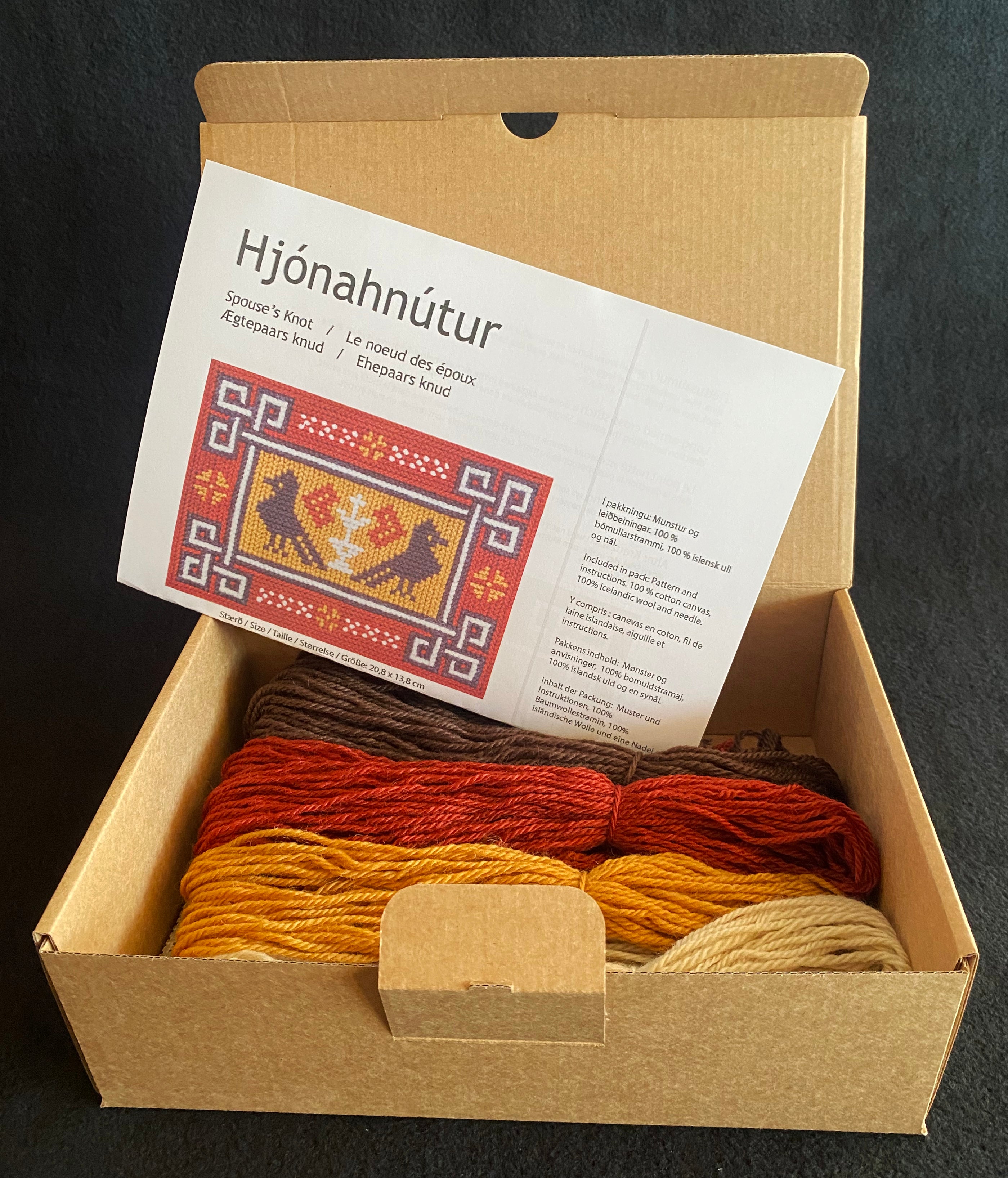 Hjónahnútur brúnn